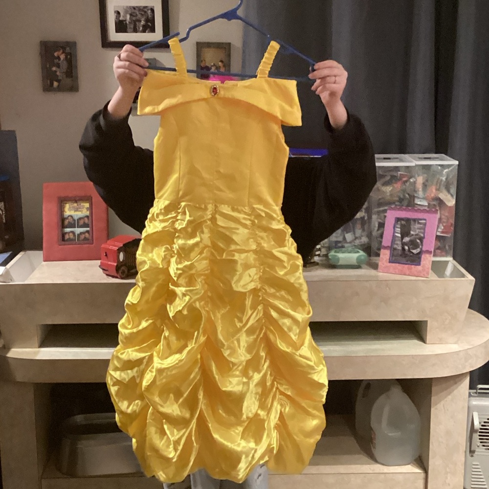 Charming Yellow Kids Costume Dress